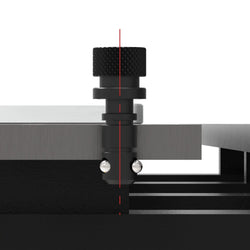 Three locking Acero balls move outward to lock the bolt in position.