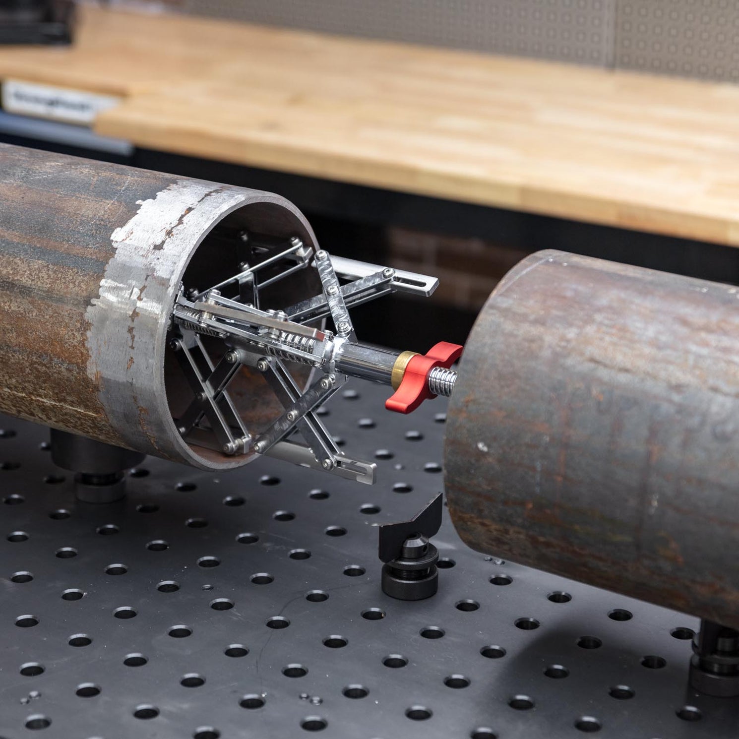 Prensas de Ajuste Interno para Tuberías "The Spider"