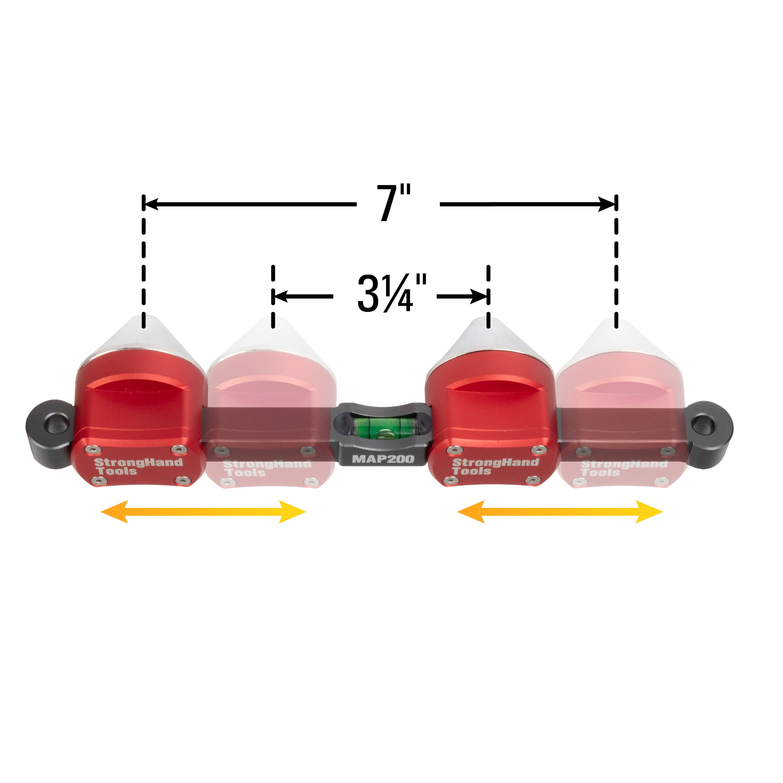 Kit de Combo de Cabezal de Centrado Magnético para Tubería y Pasadores de Alineación
