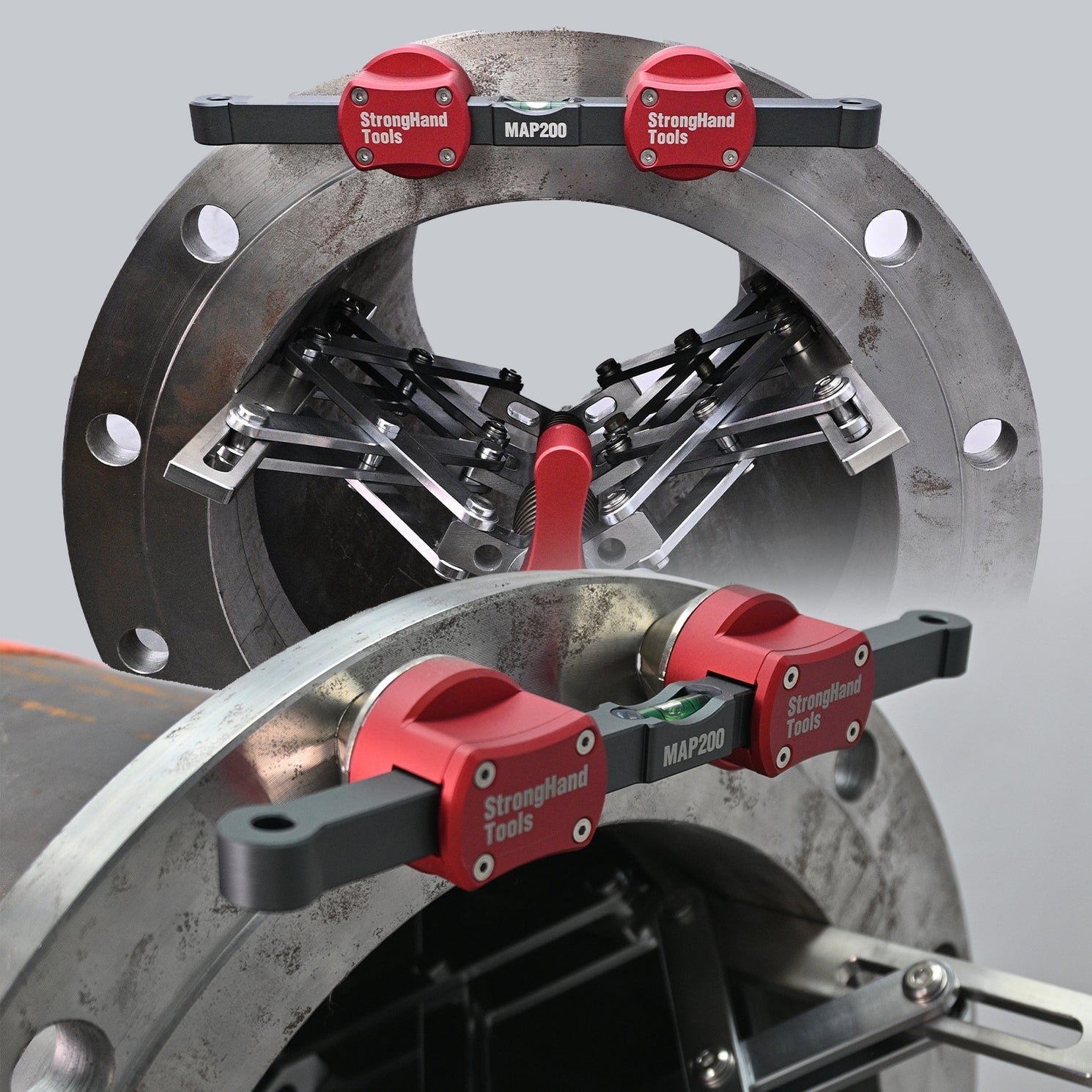 Kit de Combo de Cabezal de Centrado Magnético para Tubería y Pasadores de Alineación