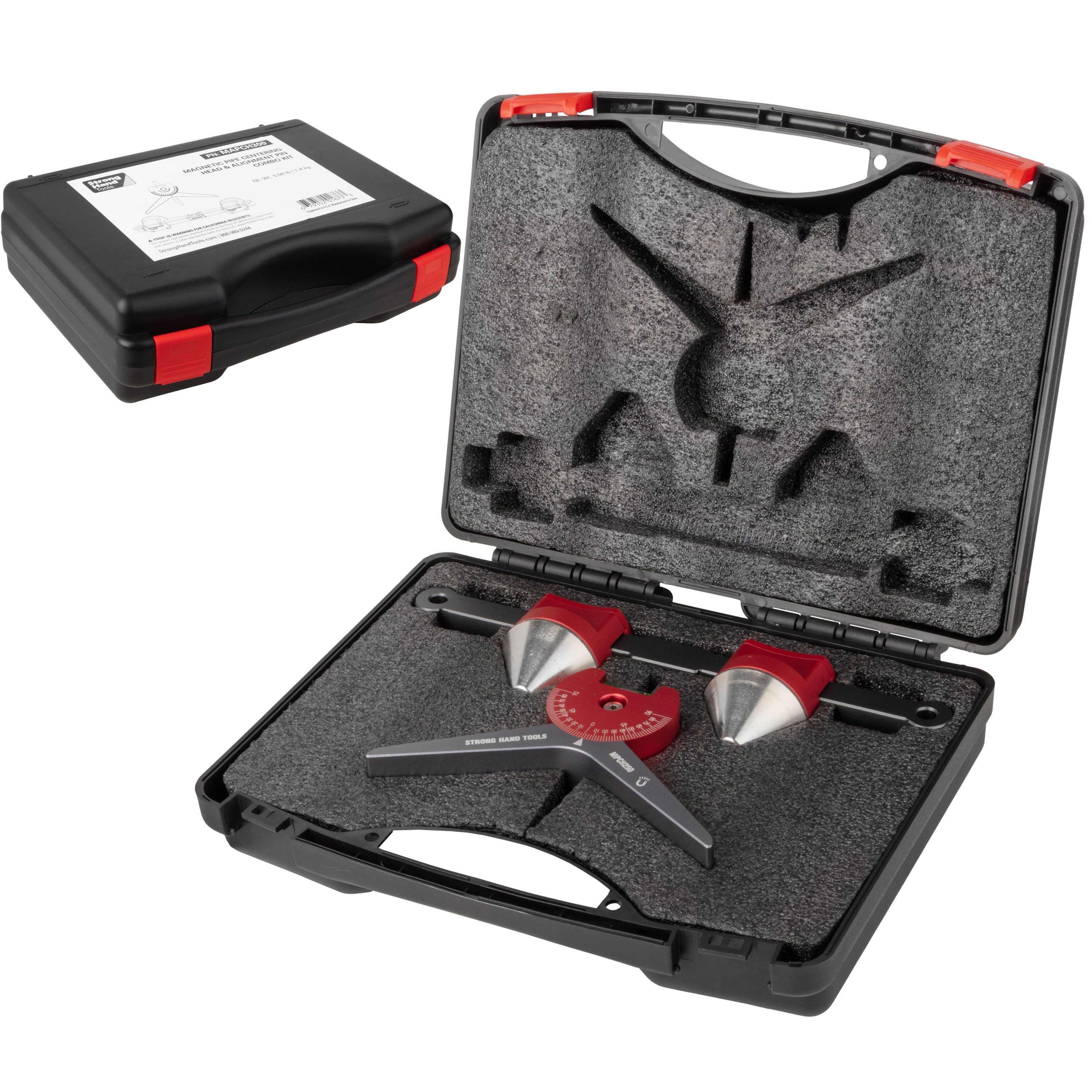 Kit de Combo de Cabezal de Centrado Magnético para Tubería y Pasadores de Alineación