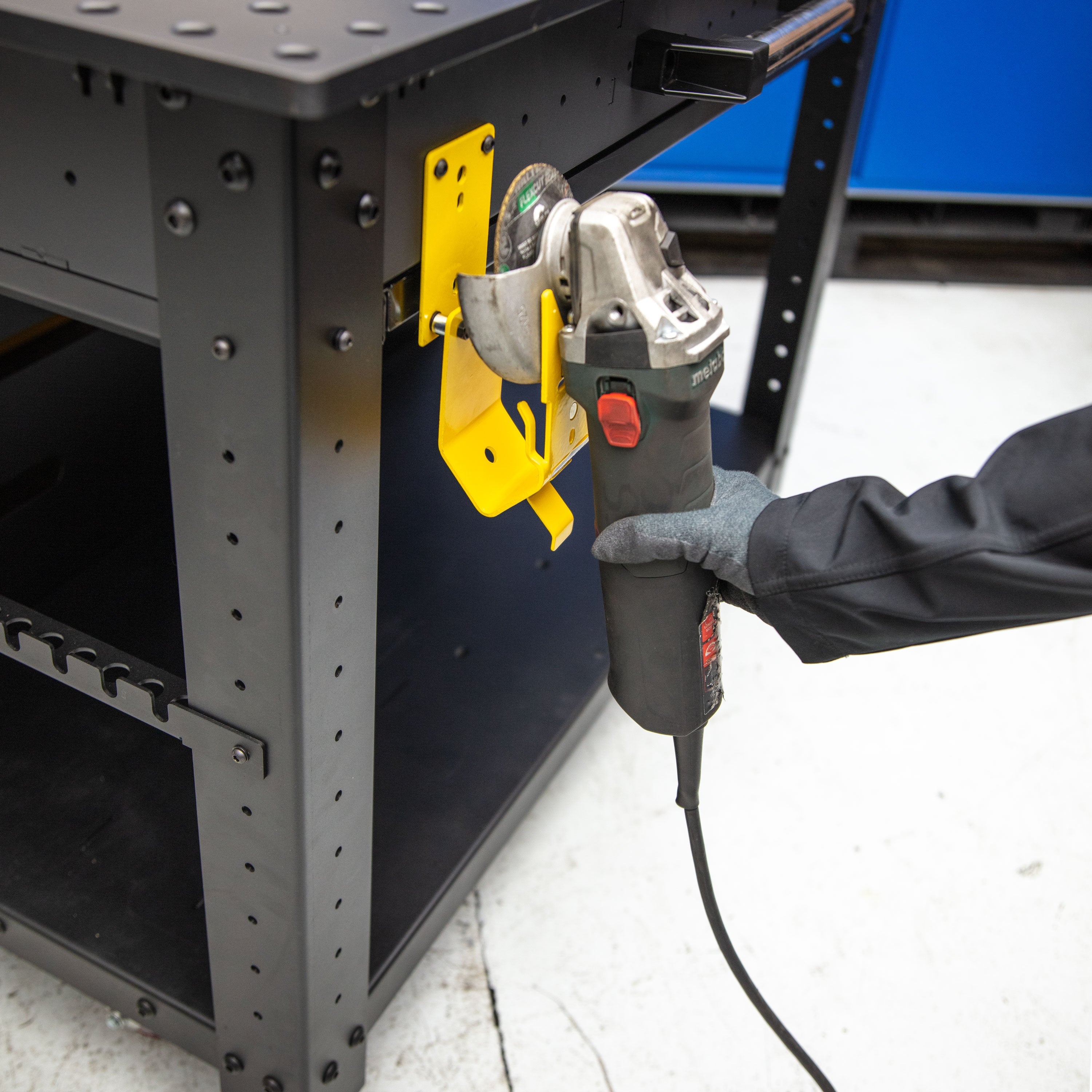 Descansa Amoladora, Compatible con Montaje de Carros Rhino