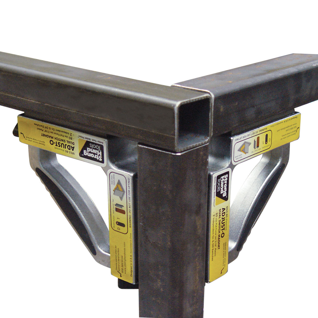 Escuadras Magnéticas con Doble Interruptor Adjust-O de 90°