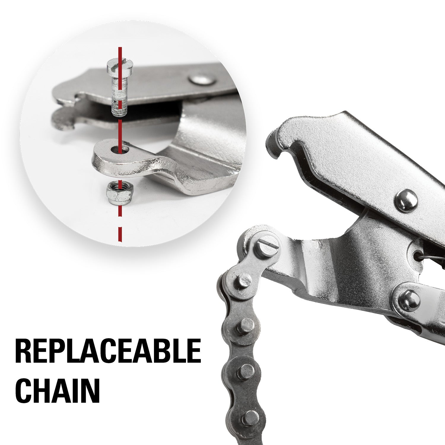 Pinzas de Cadena para Alineación de Tuberías "The Python"