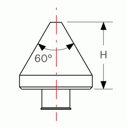 Setup Cone, Fits 5/8 Holes