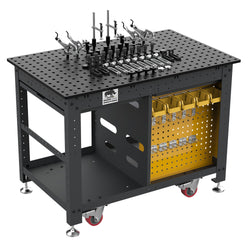 48" x 30" Rhino Cart + Kit de Sujeción de 66 pzas. - Sistema 5/8"