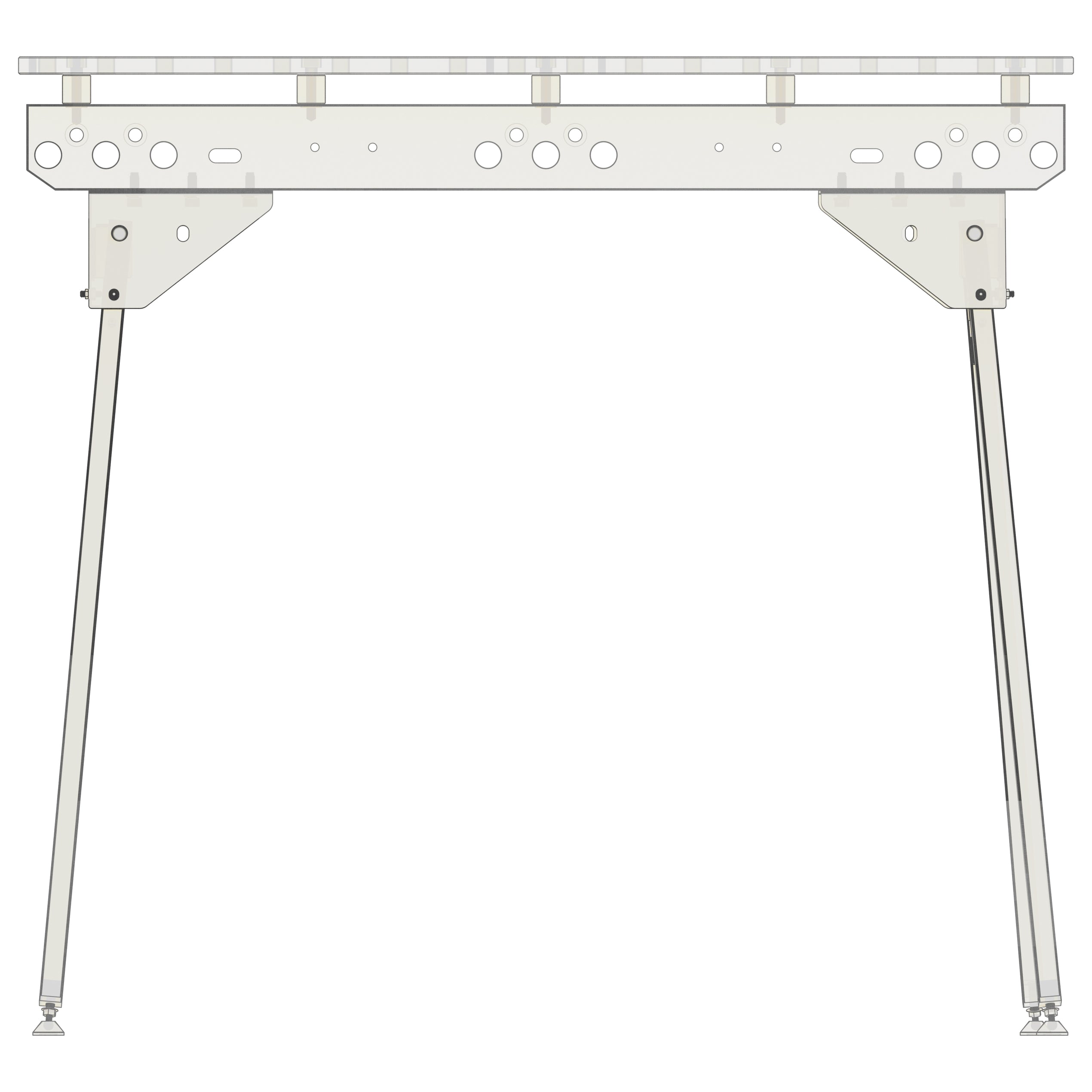 Kit de Caballete Scout 36, (36" x 6") (91.44 cm x 15.24 cm) Sistema de 5/8"