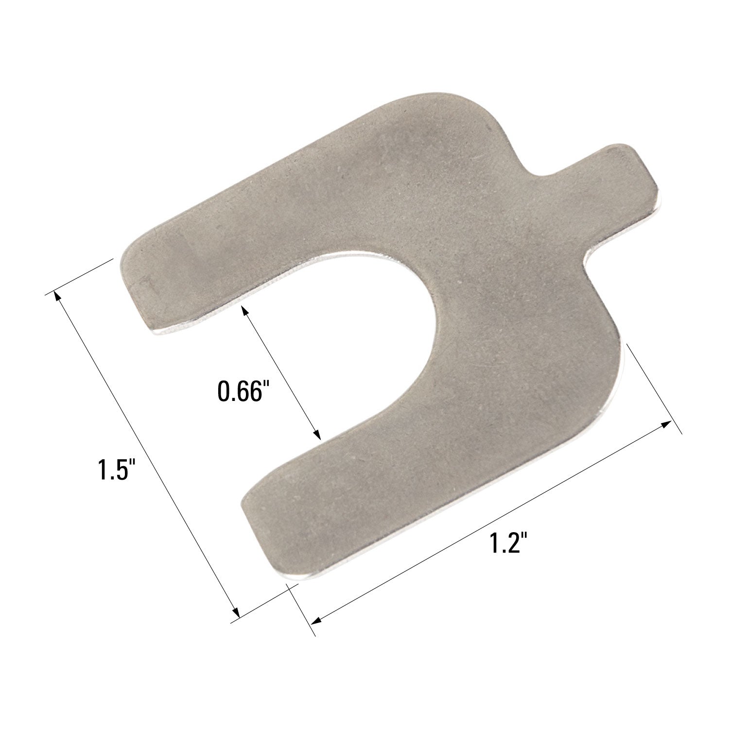 U-Shaped Shims, 16 mm-5/8" (7-pieces)
