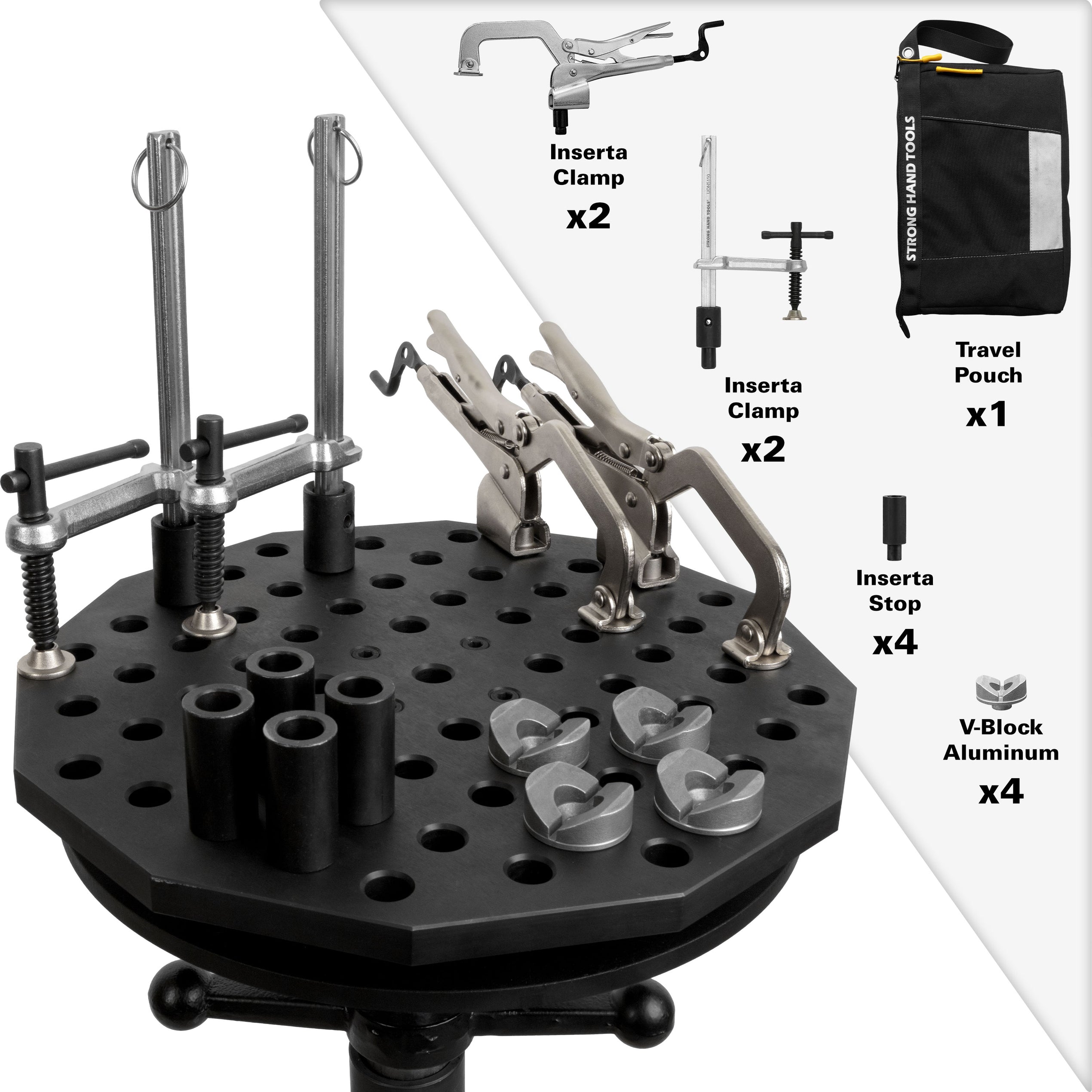 Trípode Scout, 14" (35.56 cm) de Diámetro, Soporte de Trabajo, Sistema de 5/8"