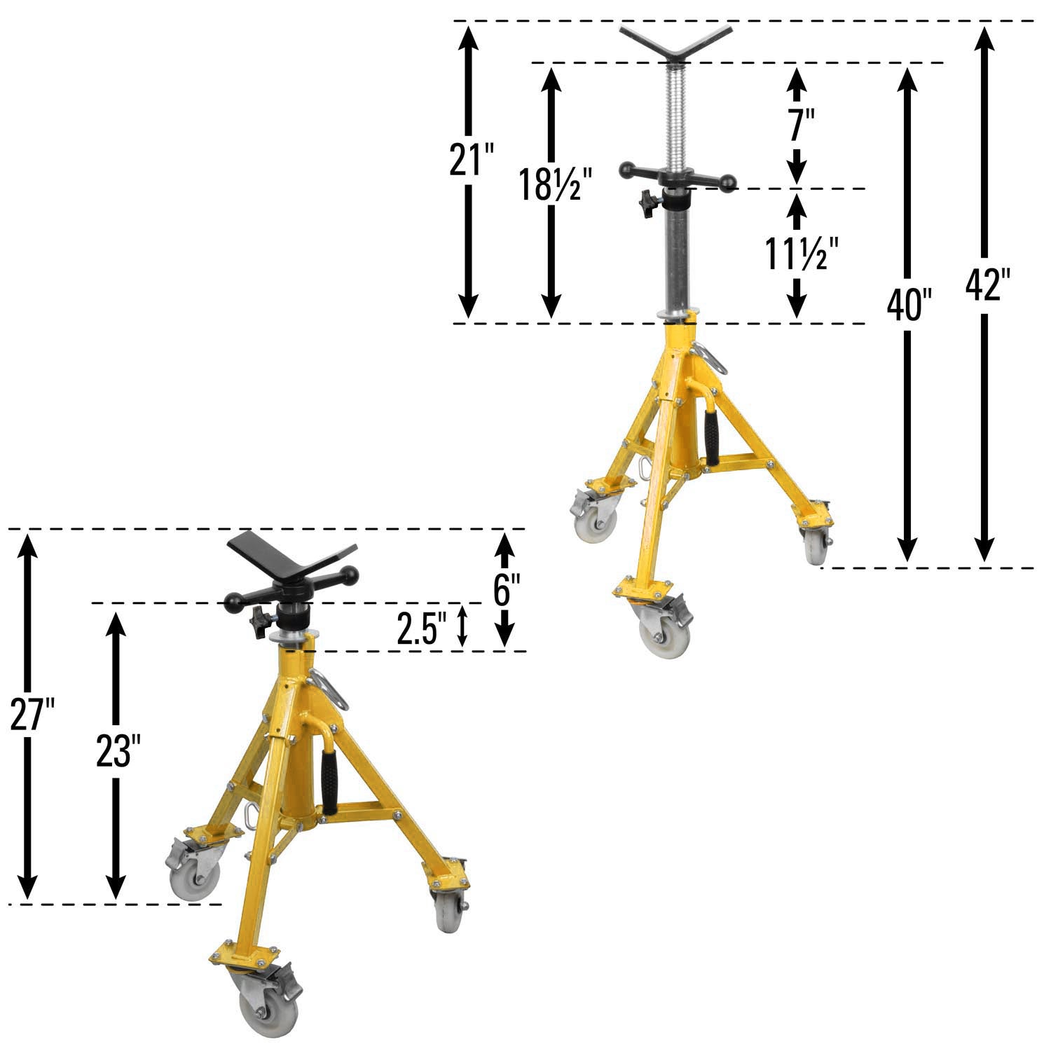 Trípode Scout, 14" (35.56 cm) de Diámetro, Soporte de Trabajo, Sistema de 5/8"