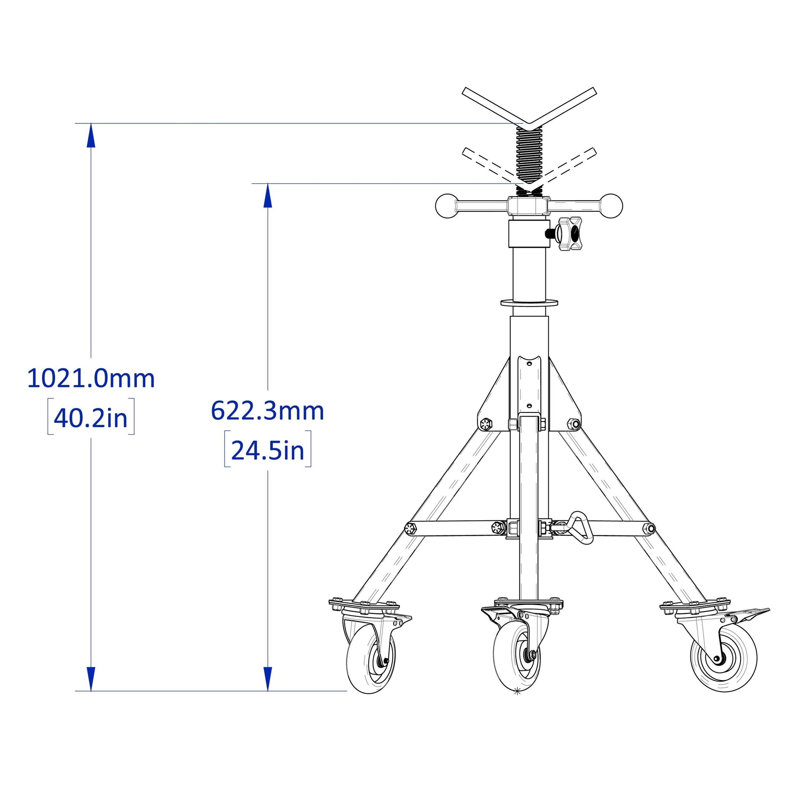 Kit de Caballete Scout Duo + Fijación, Sistema de 5/8" (1.59 cm)