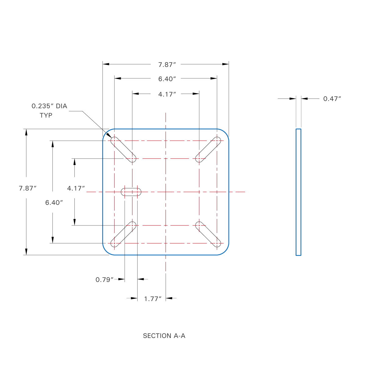 Placa de Montaje para Enganche