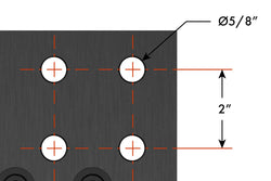 Reversible Table Plates for Alpha 5/8 Tables
