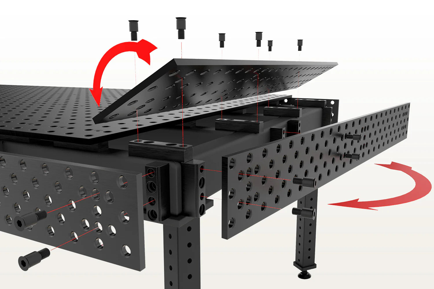 Reversible Table Plates for Alpha 5/8 Tables