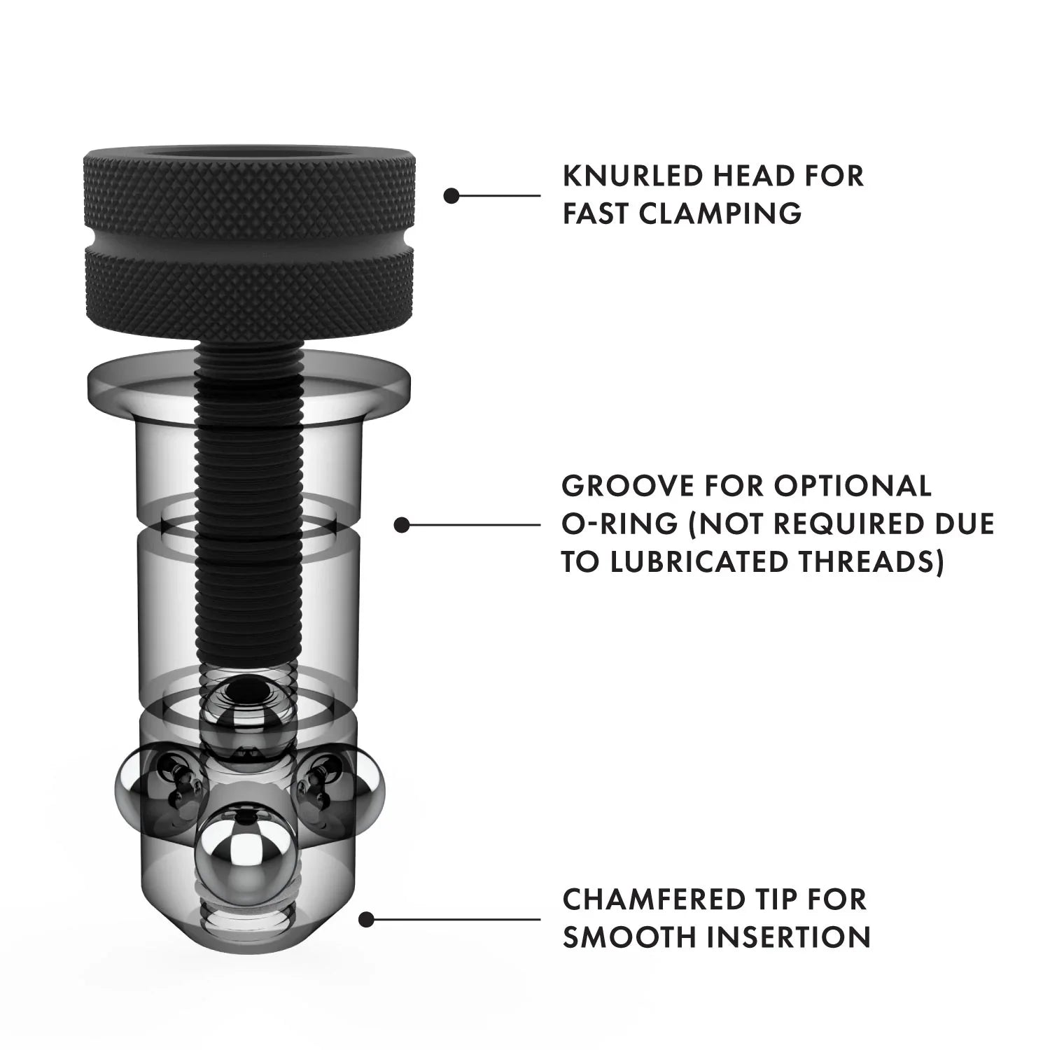 Ball Lock Bolts, 28 mm