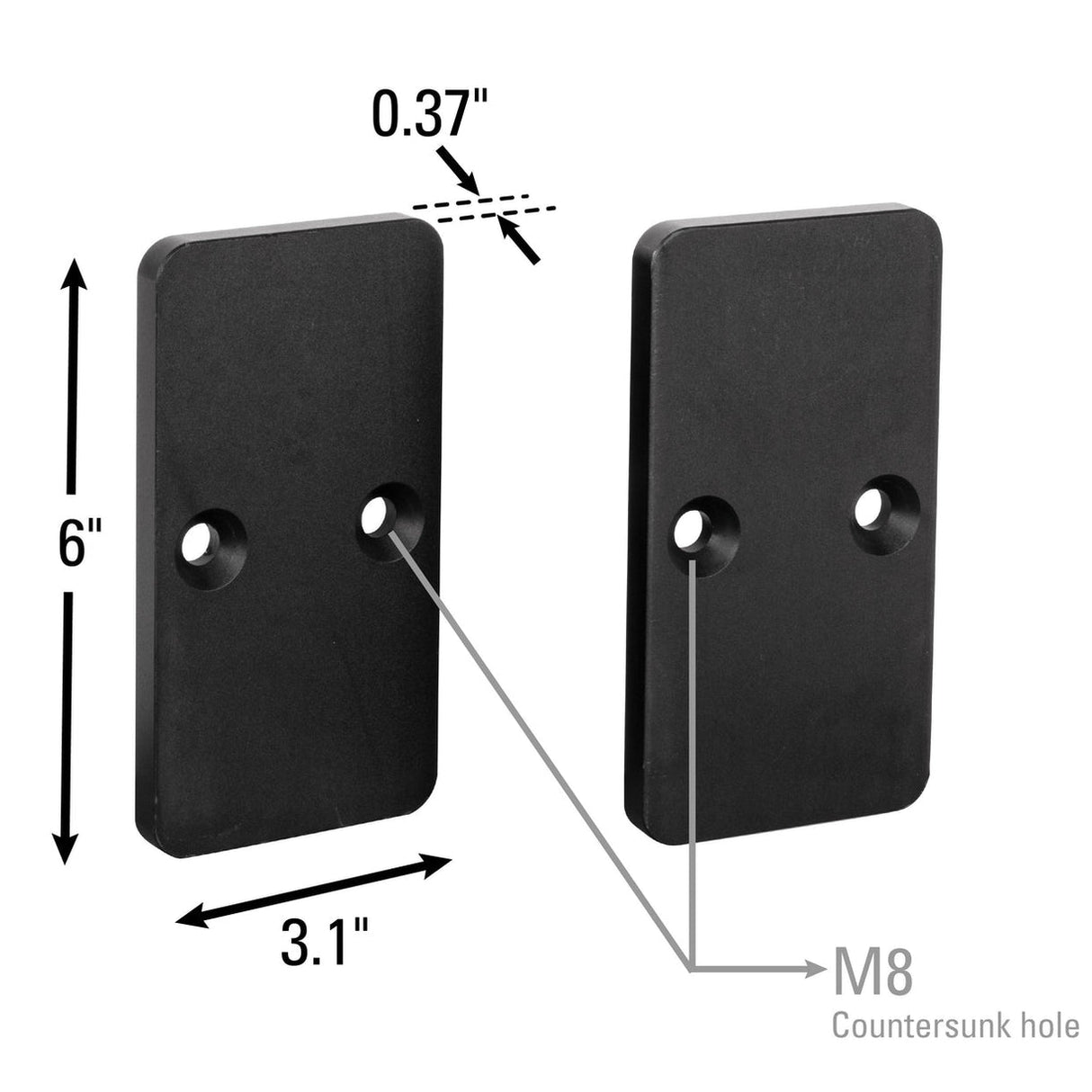 Kit de Caballete Scout Duo + Fijación, Sistema de 5/8" (1.59 cm)
