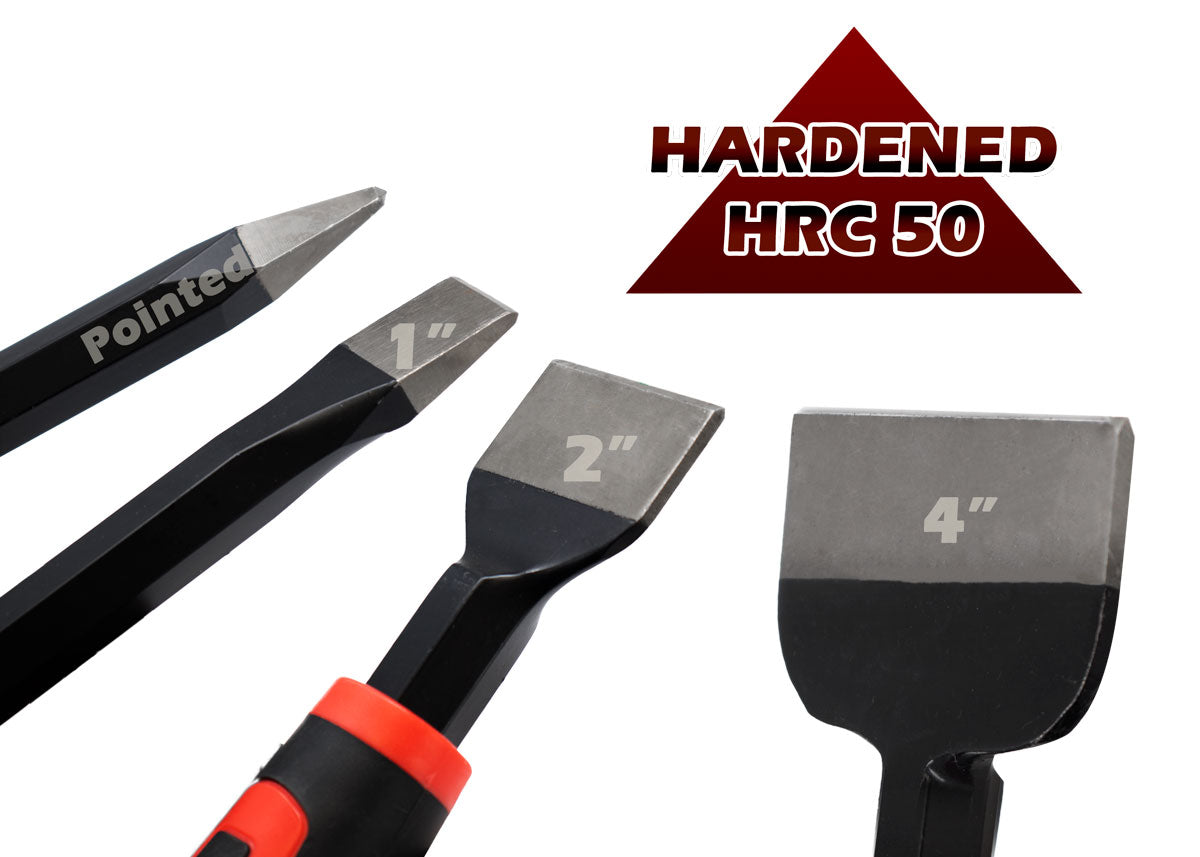 Cincel Plano de 1" (2.54 cm) con Protector de Mano