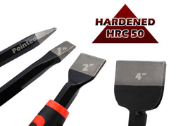 Cincel Plano de 1" (2.54 cm) con Protector de Mano