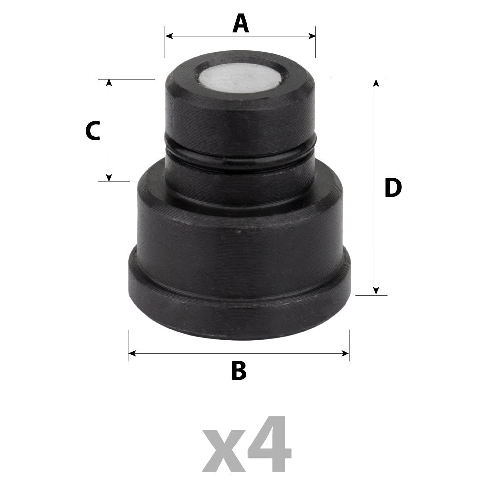 Magnetic Plugs, Fit 5/8 Holes