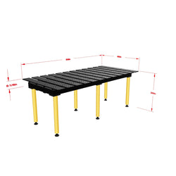 Mesas Para Soldar "MAX" Ranurado (8' x 4') - Sistema 5/8"
