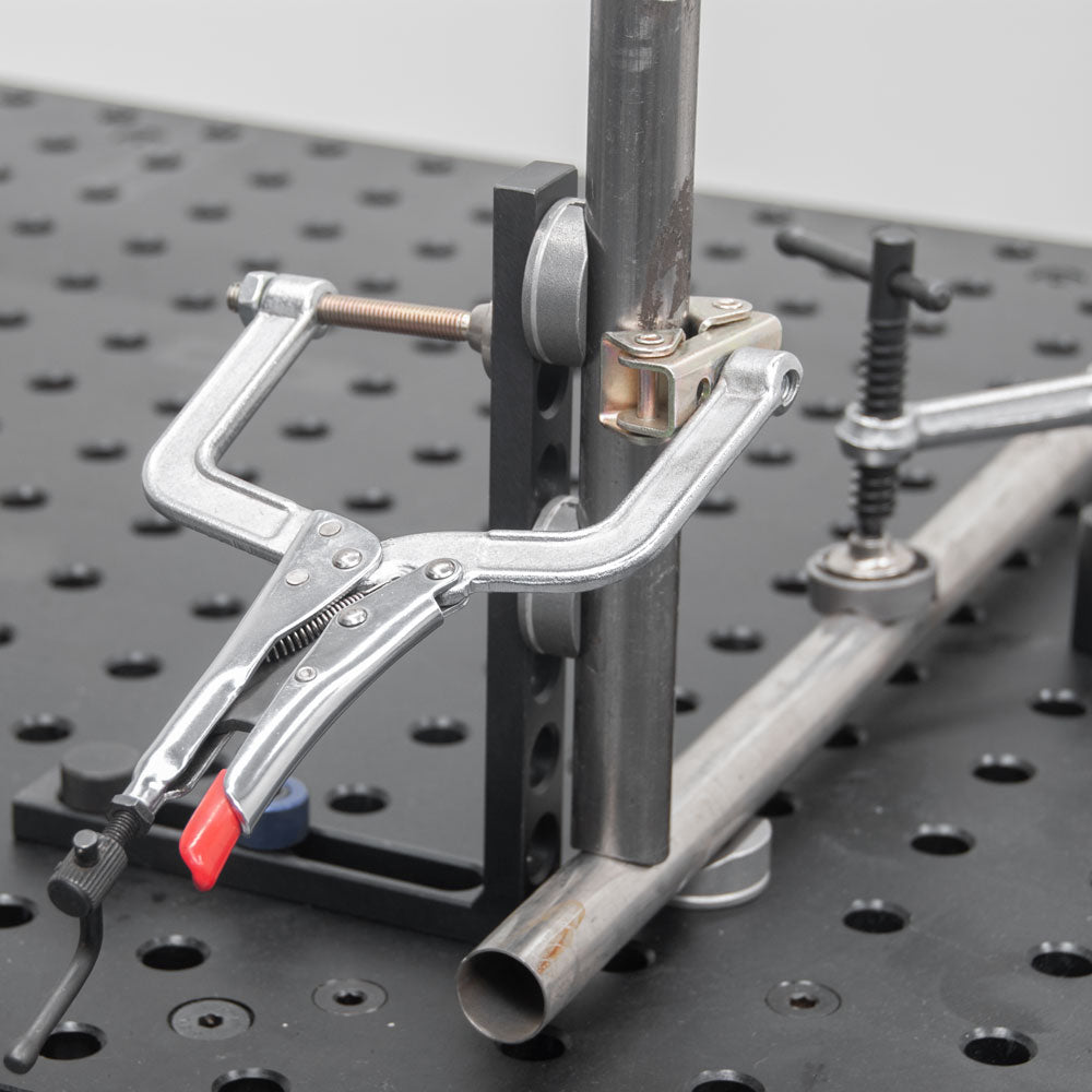 Pinzas para Tubos con Almohadilla en V y Husillo