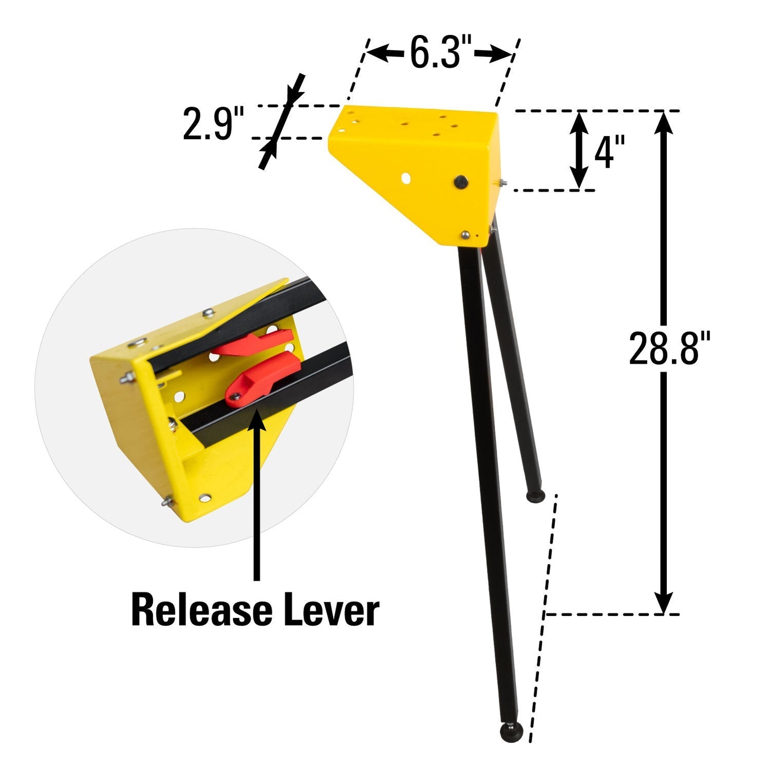 Kit de Caballete Scout 36, (36" x 6") (91.44 cm x 15.24 cm) Sistema de 5/8"
