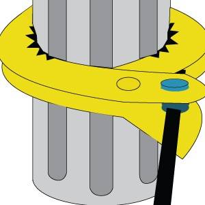 Prensa Tiburón de Agarre Seguro, 127 mm