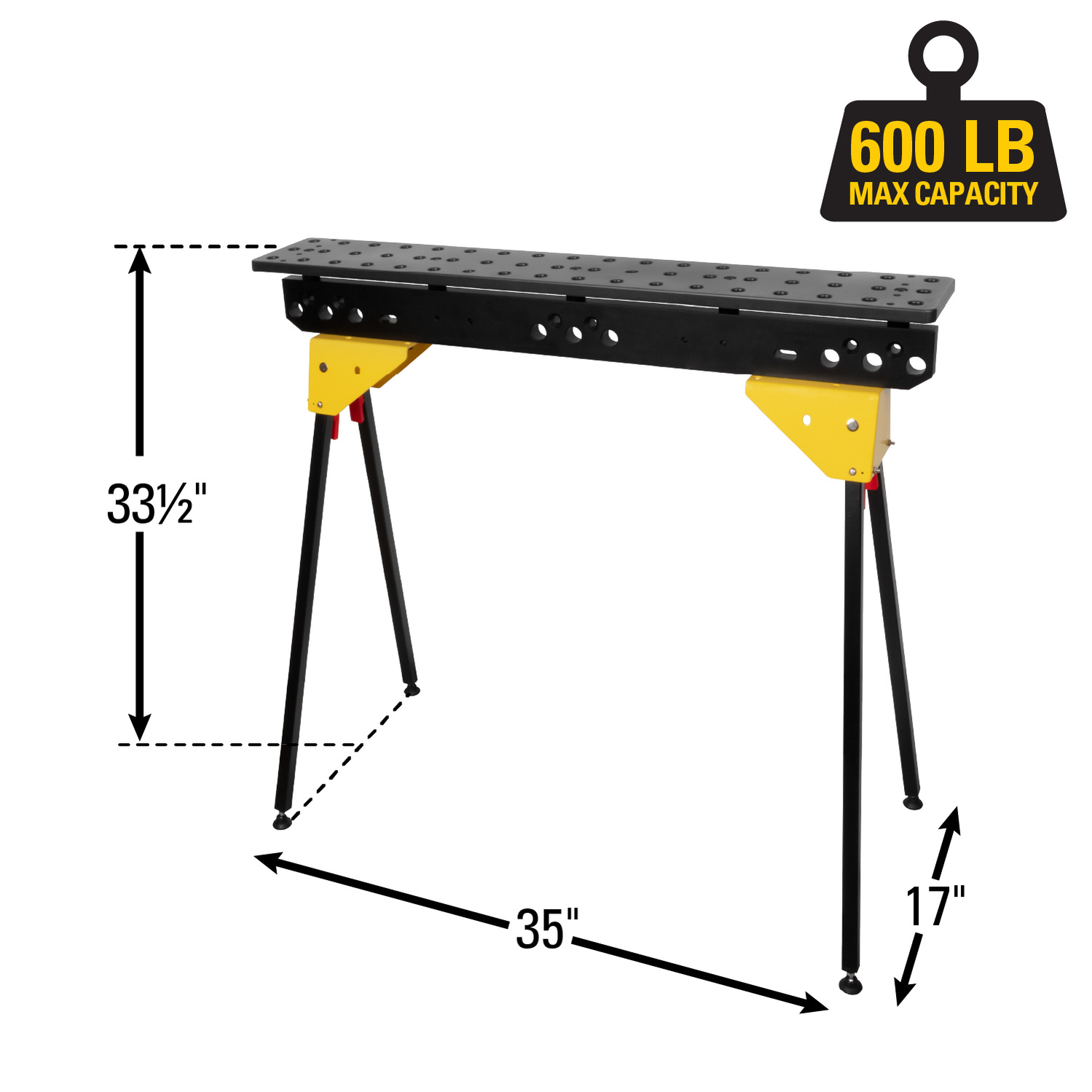 Kit de Caballete Scout 36, (36" x 6") (91.44 cm x 15.24 cm) Sistema de 5/8"